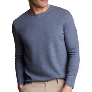 NWT - English Laundry Blue Men’s Long Sleeve Crewneck Regular Fit Shirt Size XXL